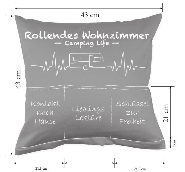 Camperkissen - Das ultimative Kissen für alle Camper und Campingplatz Freunde