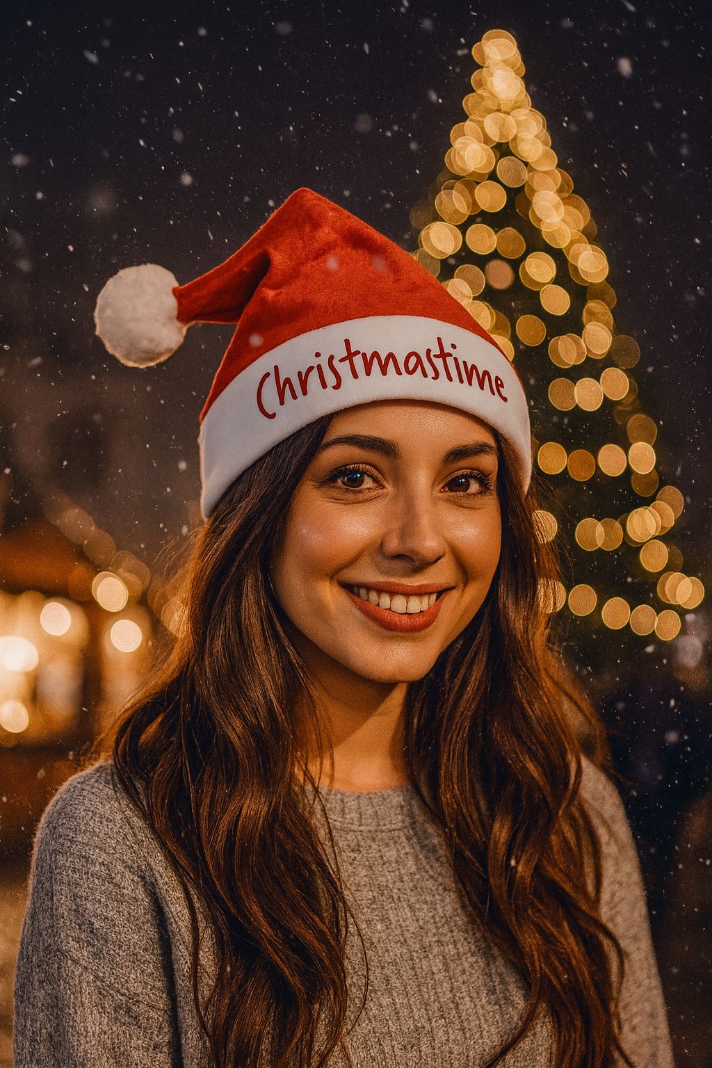 Weihnachtsmützen Nikolausmützen mit Aufschrift