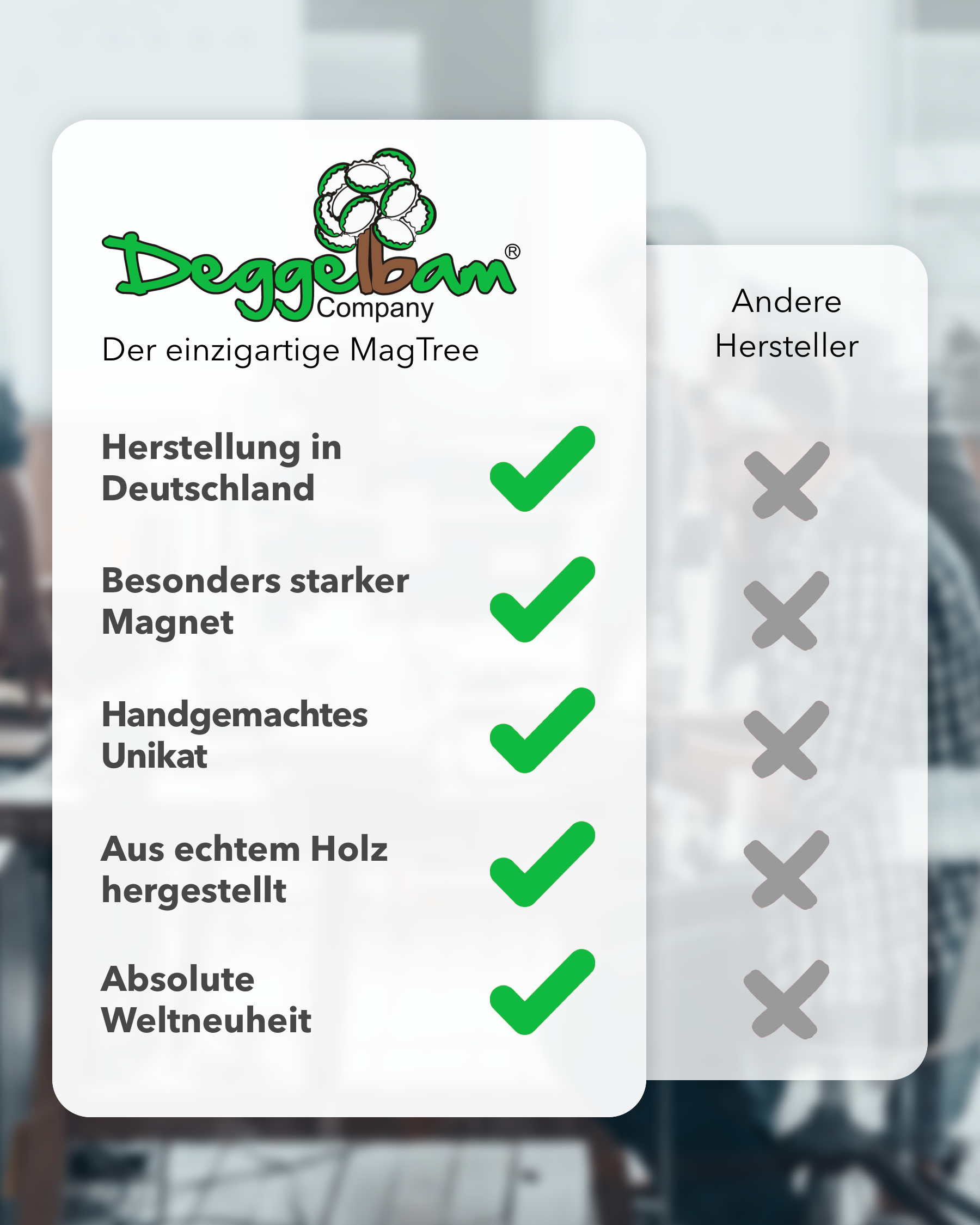 Der Deggelbam -naturbelassen- bayrisch verpackt V2.0