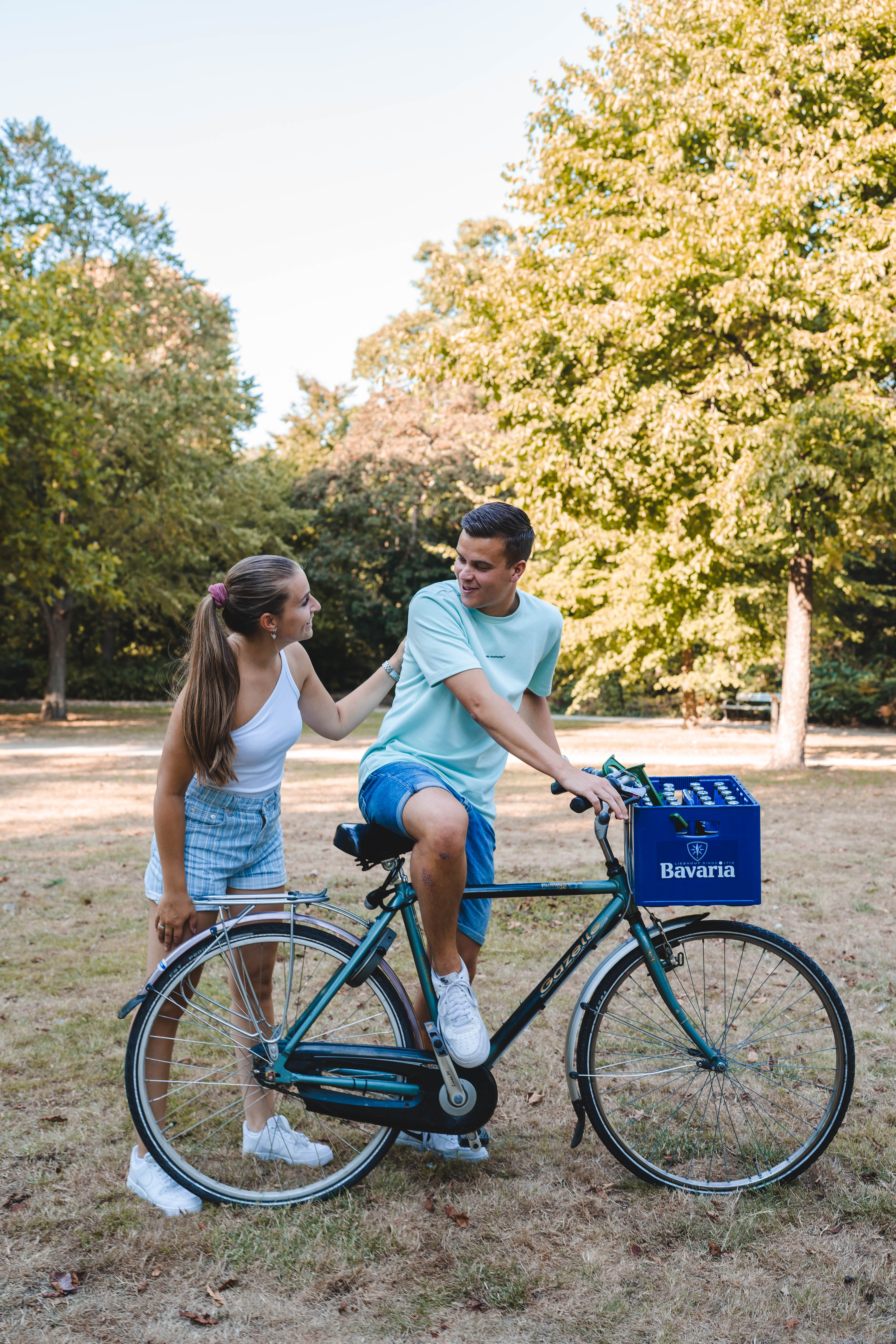 Bierkasten Transporthilfe fürs Fahrrad
