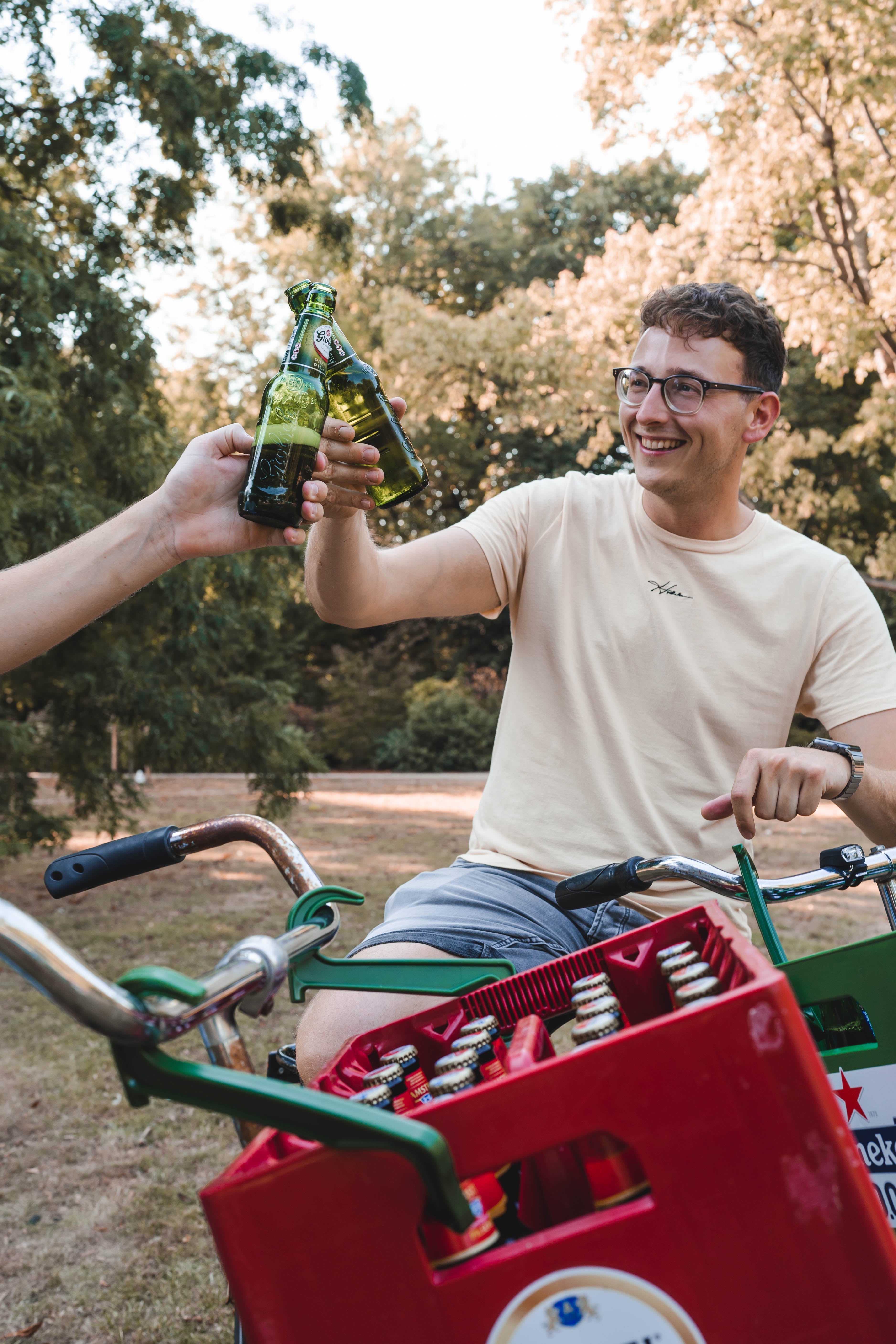 Bierkasten Transporthilfe fürs Fahrrad