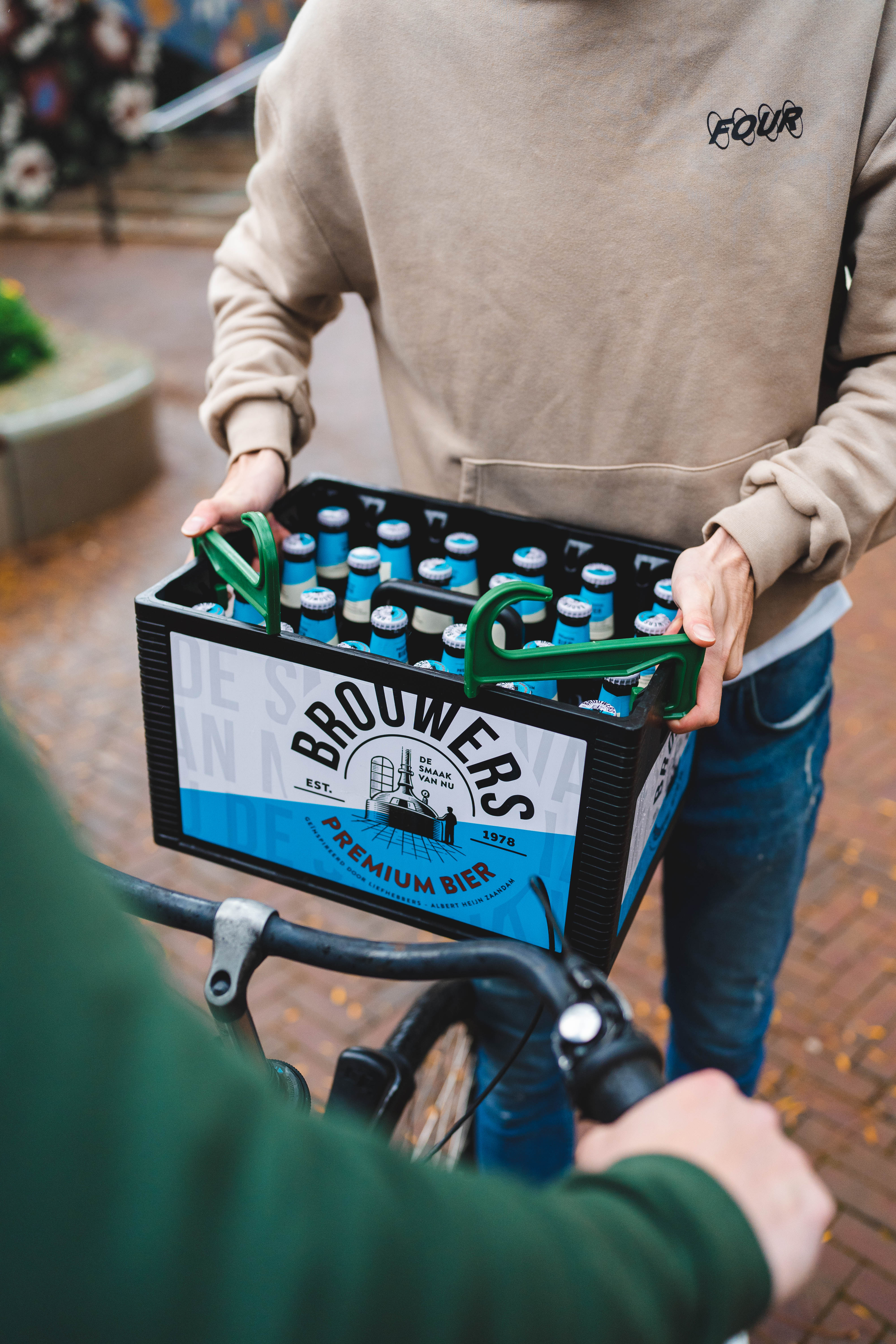 Bierkasten Transporthilfe fürs Fahrrad