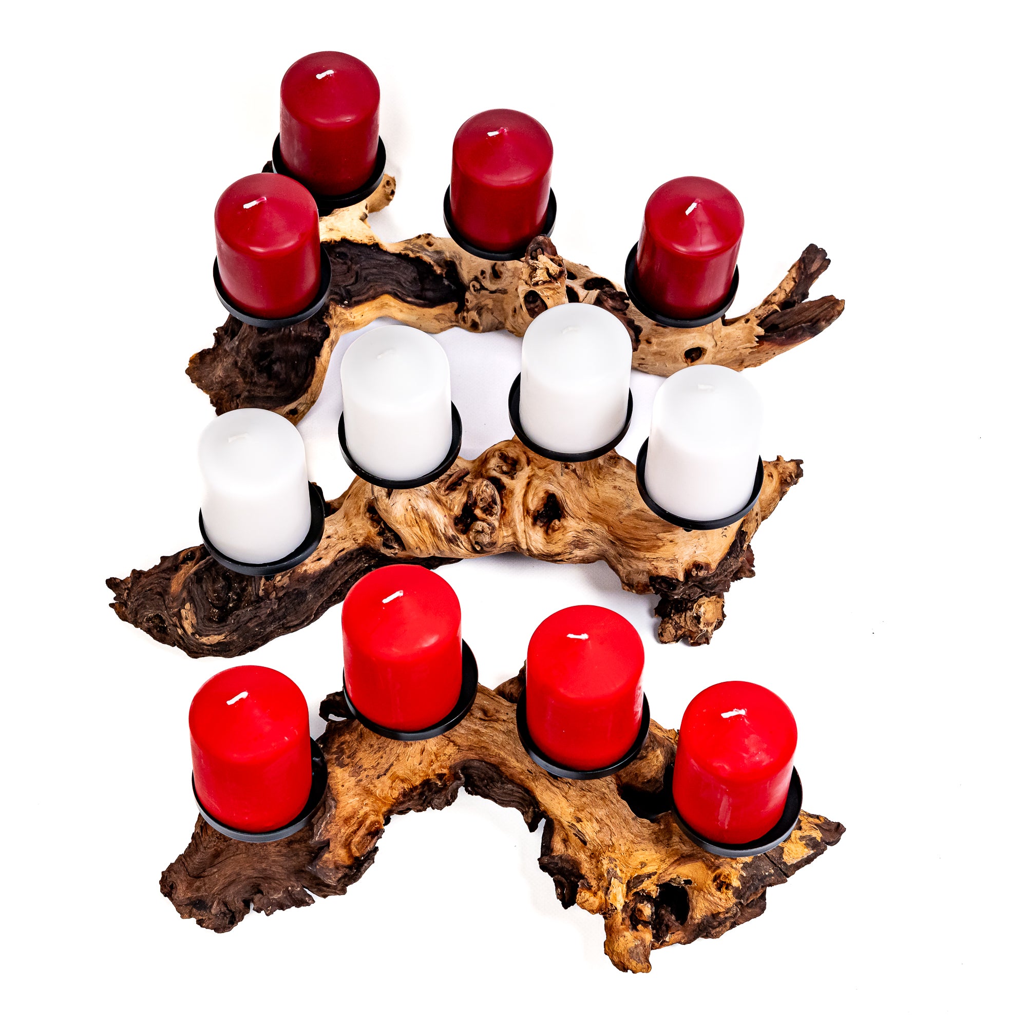 Stumpenkerze 50mm x 80mm in versch. Farben