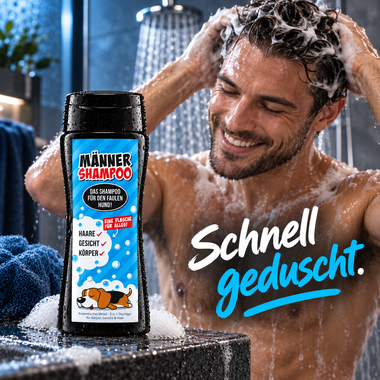 Fauler Hund - Das Männershampoo