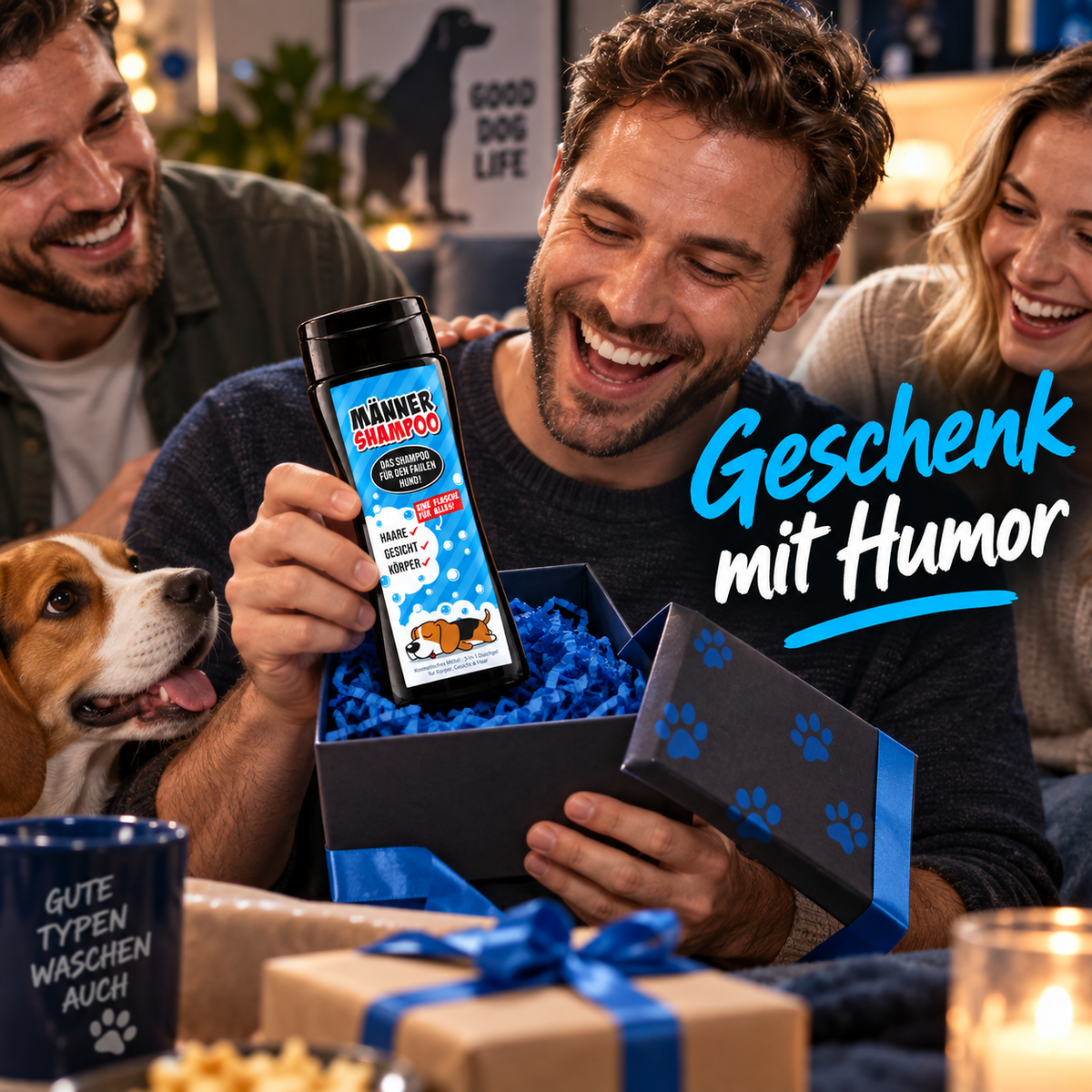 Fauler Hund - Das Männershampoo