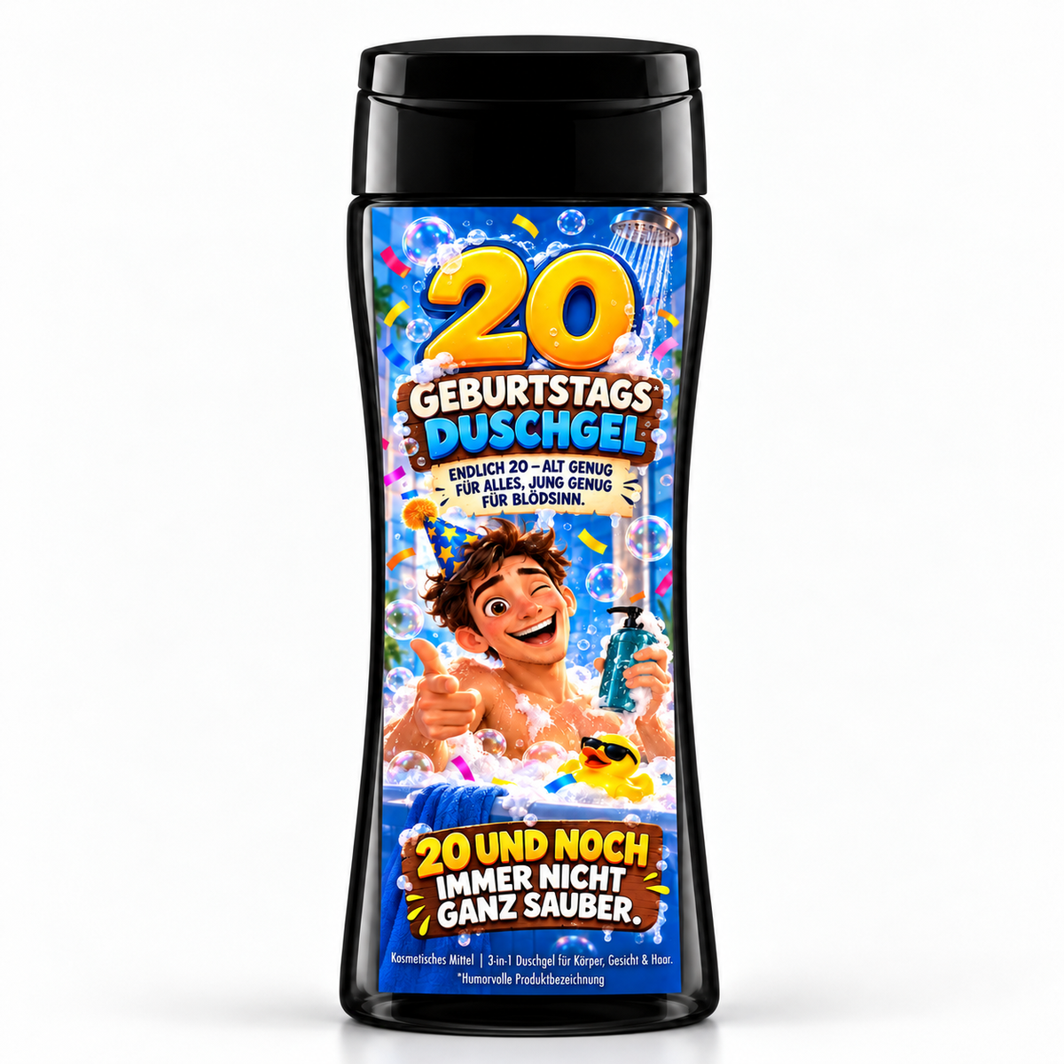 20er Duschgel – lustiges 3-in-1 Duschgel zum 20. Geburtstag