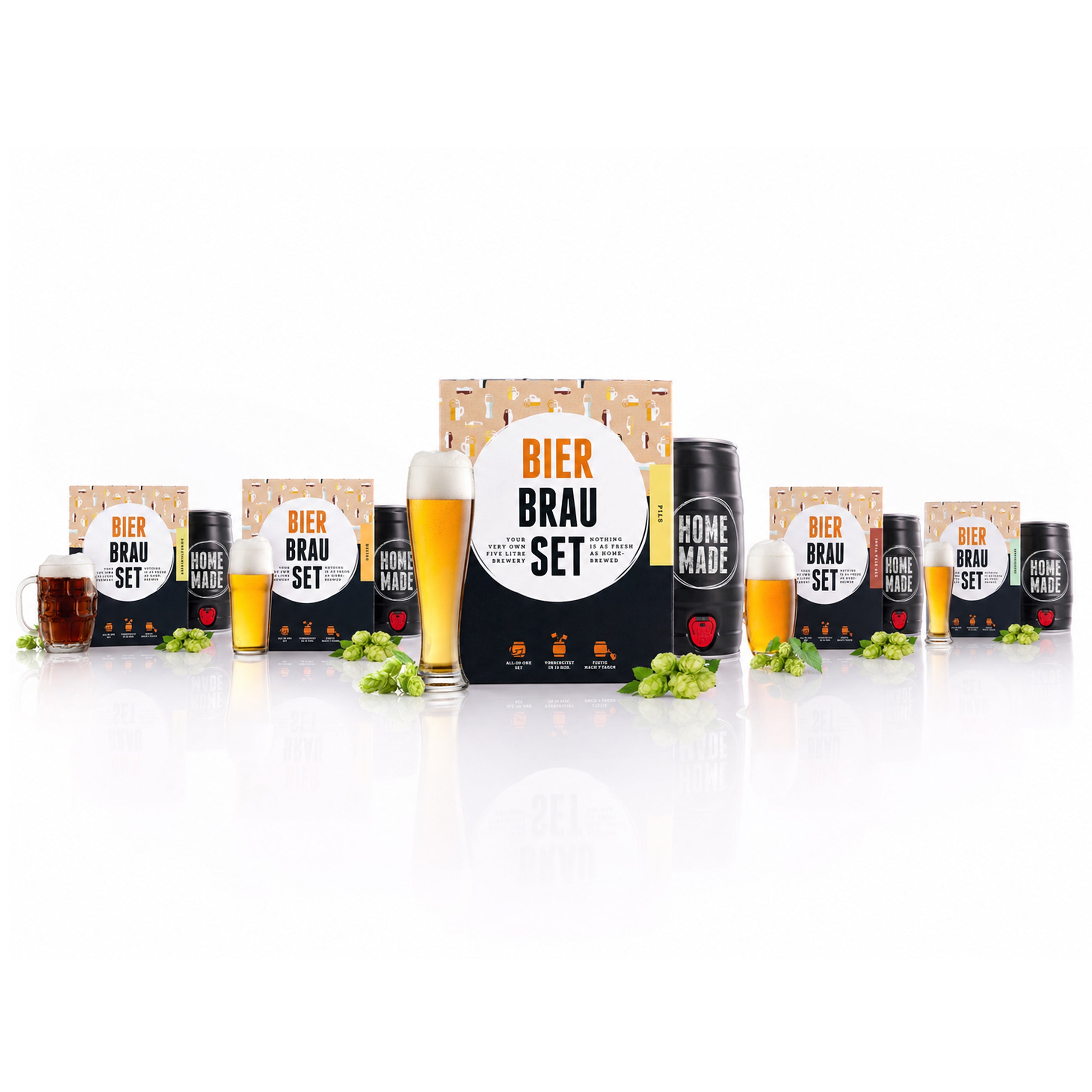 Bierbrauset zum Selberbrauen 5L – Geschenk für Männer, Papa & Bierliebhaber - Braufässchen