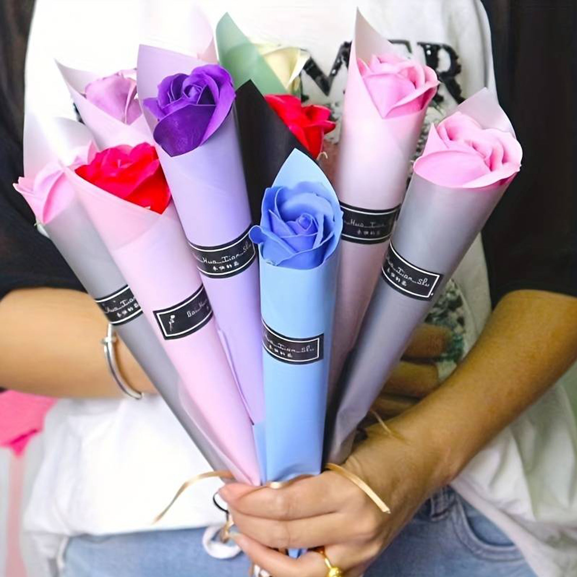 Muttertagsgeschenk Valentinstagsgeschenk Rose Geschenkidee