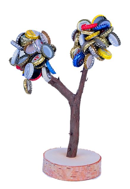 XXL Deckelbaum - Kronkorkenbaum