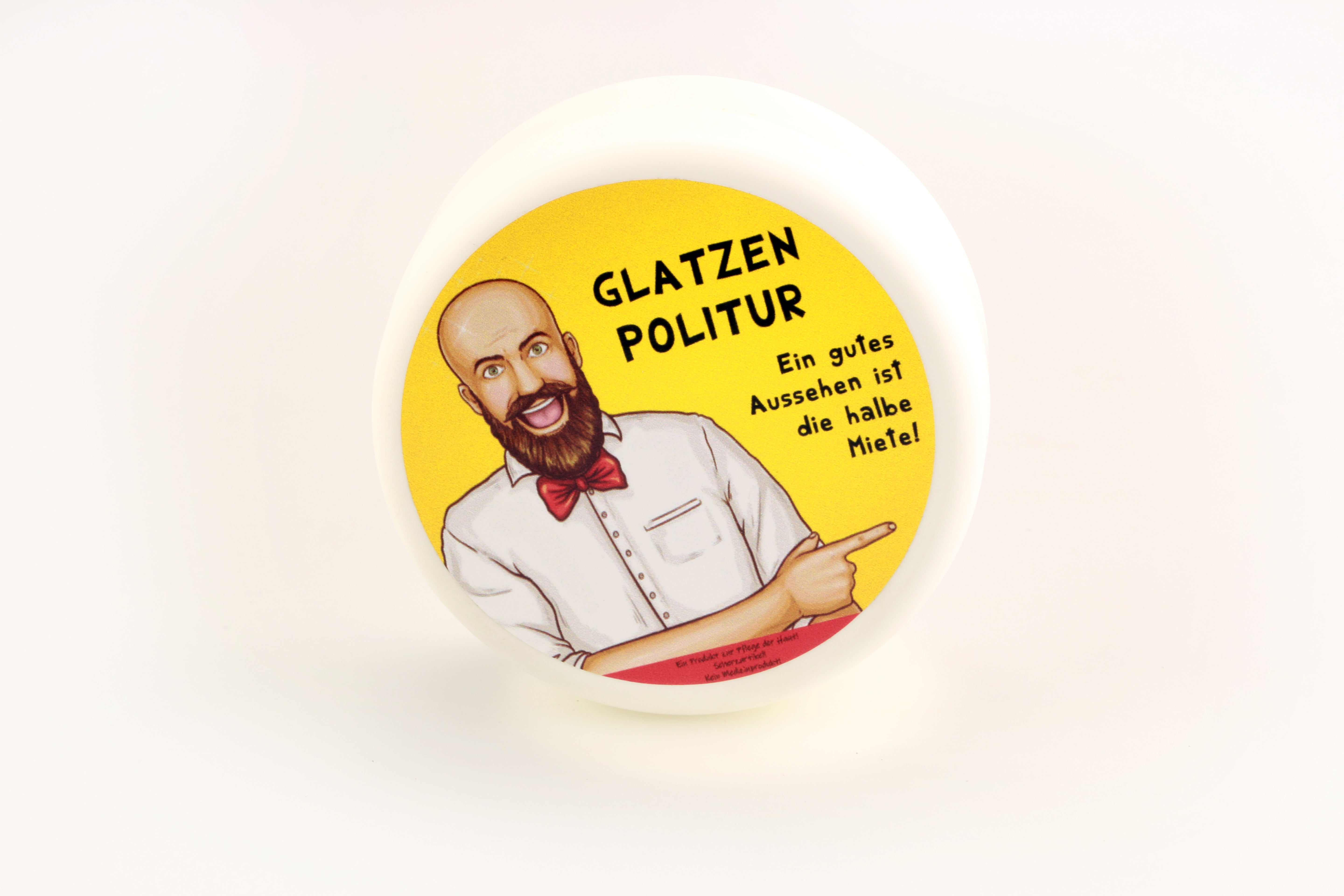 Die Glatzenpolitur - witziges Spassgeschenk für Glatzköpfe