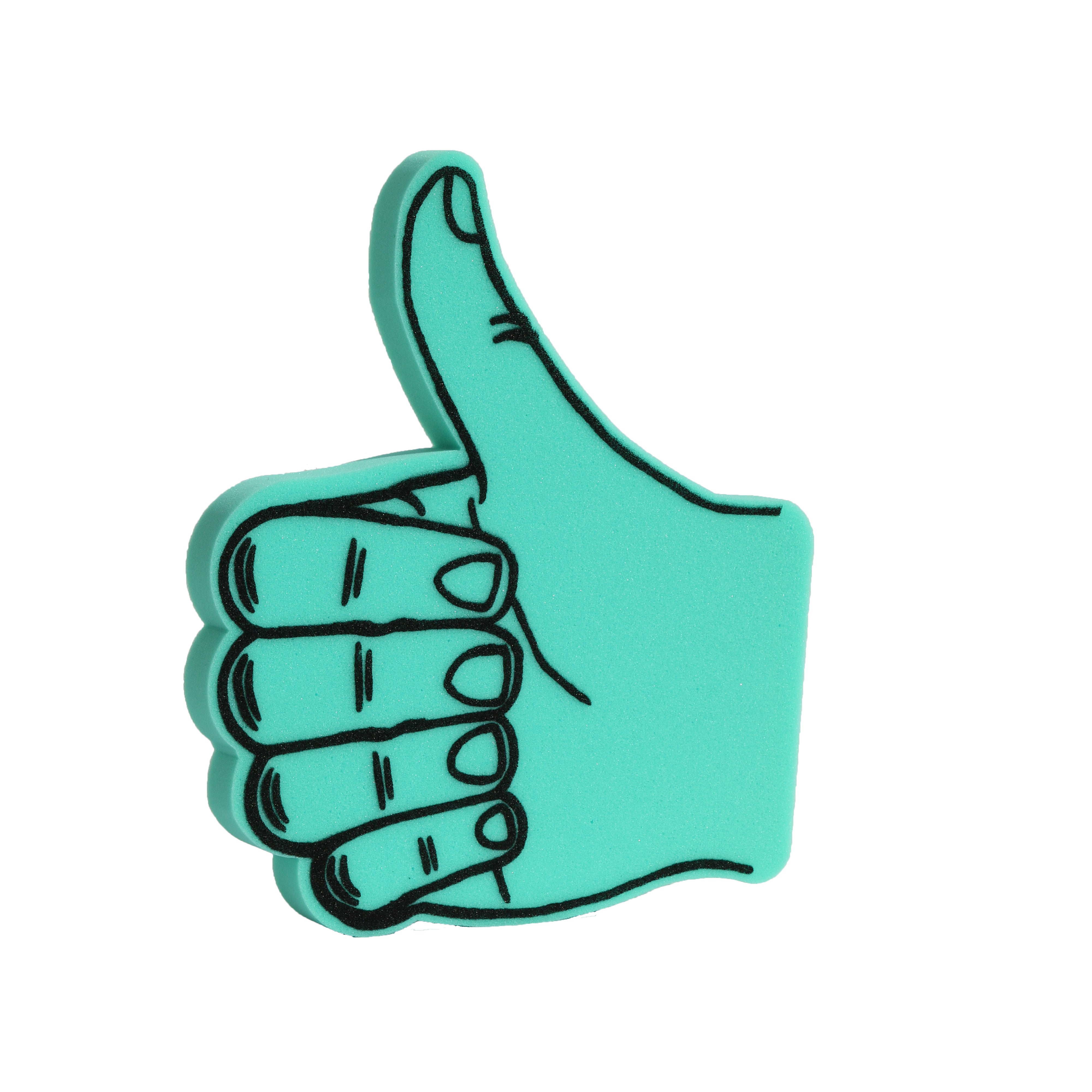 Schaumstofffinger Daumen hoch Winkehand