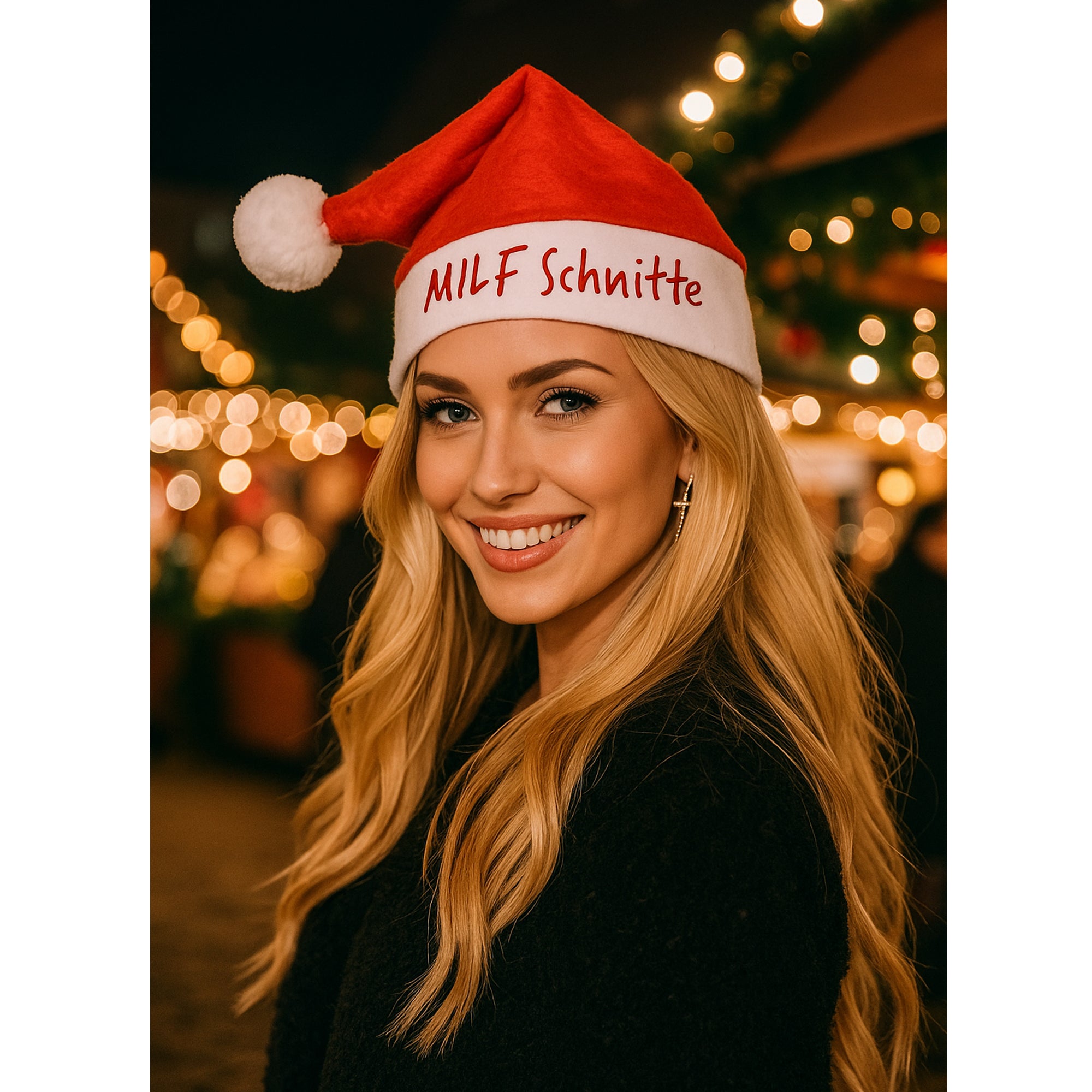 Weihnachtsmützen Nikolausmützen mit Aufschrift