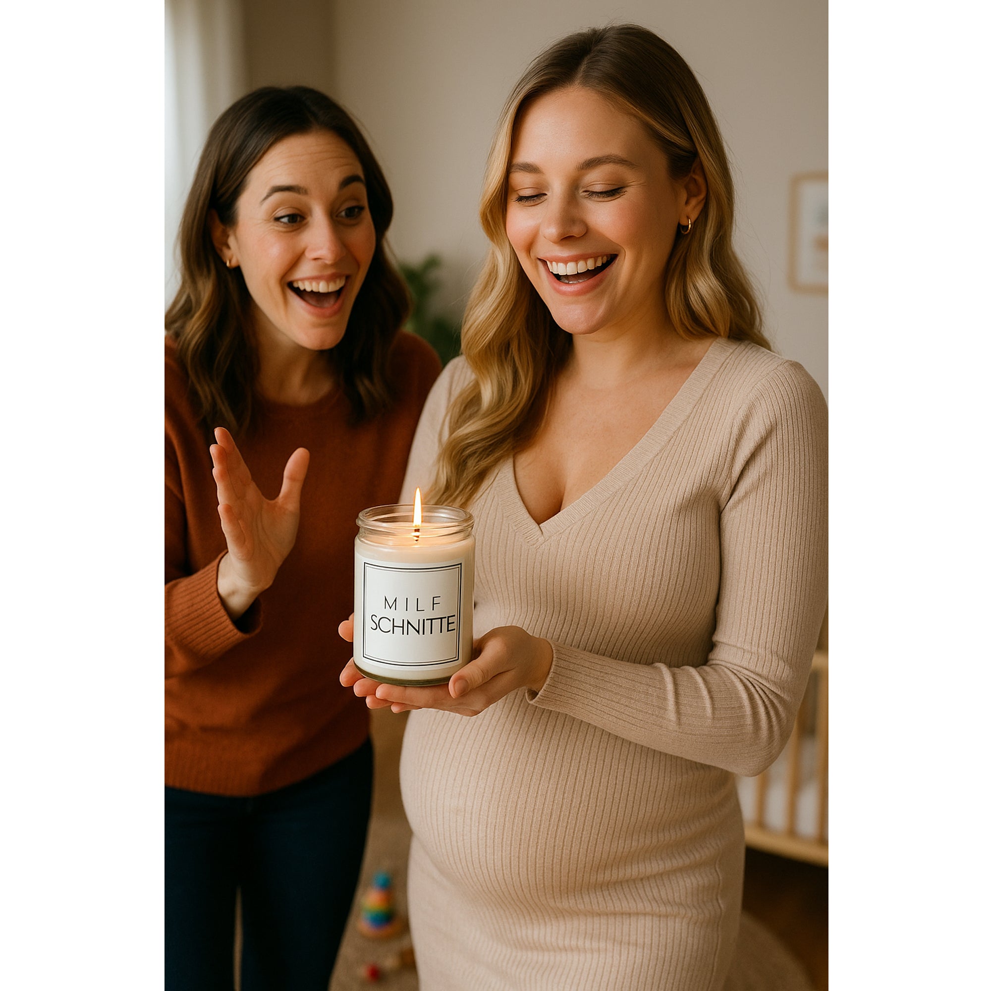 Babyparty-Geschenk-Geschenkidee-lustiger Spruch-Kerze