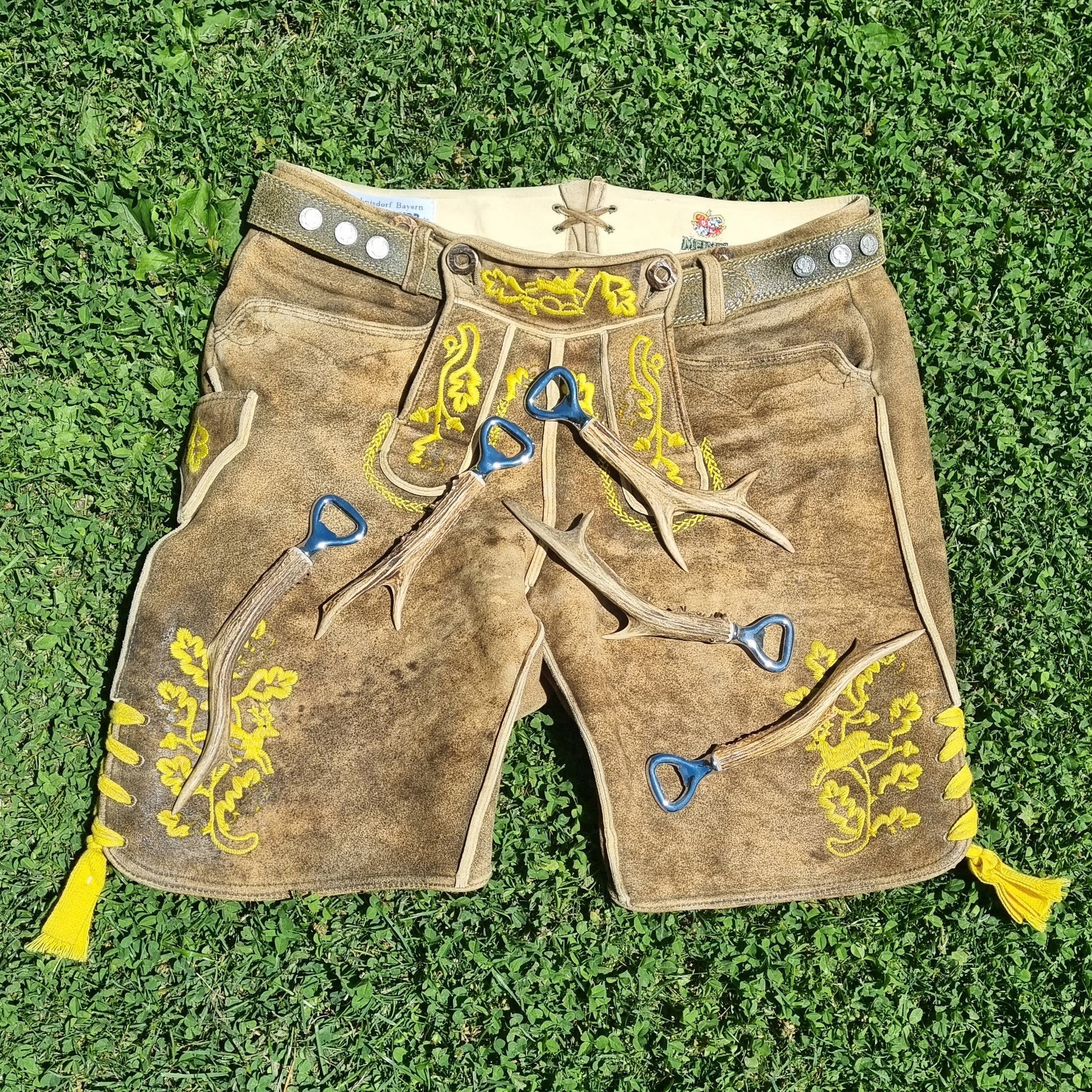 Lederhose Geweih