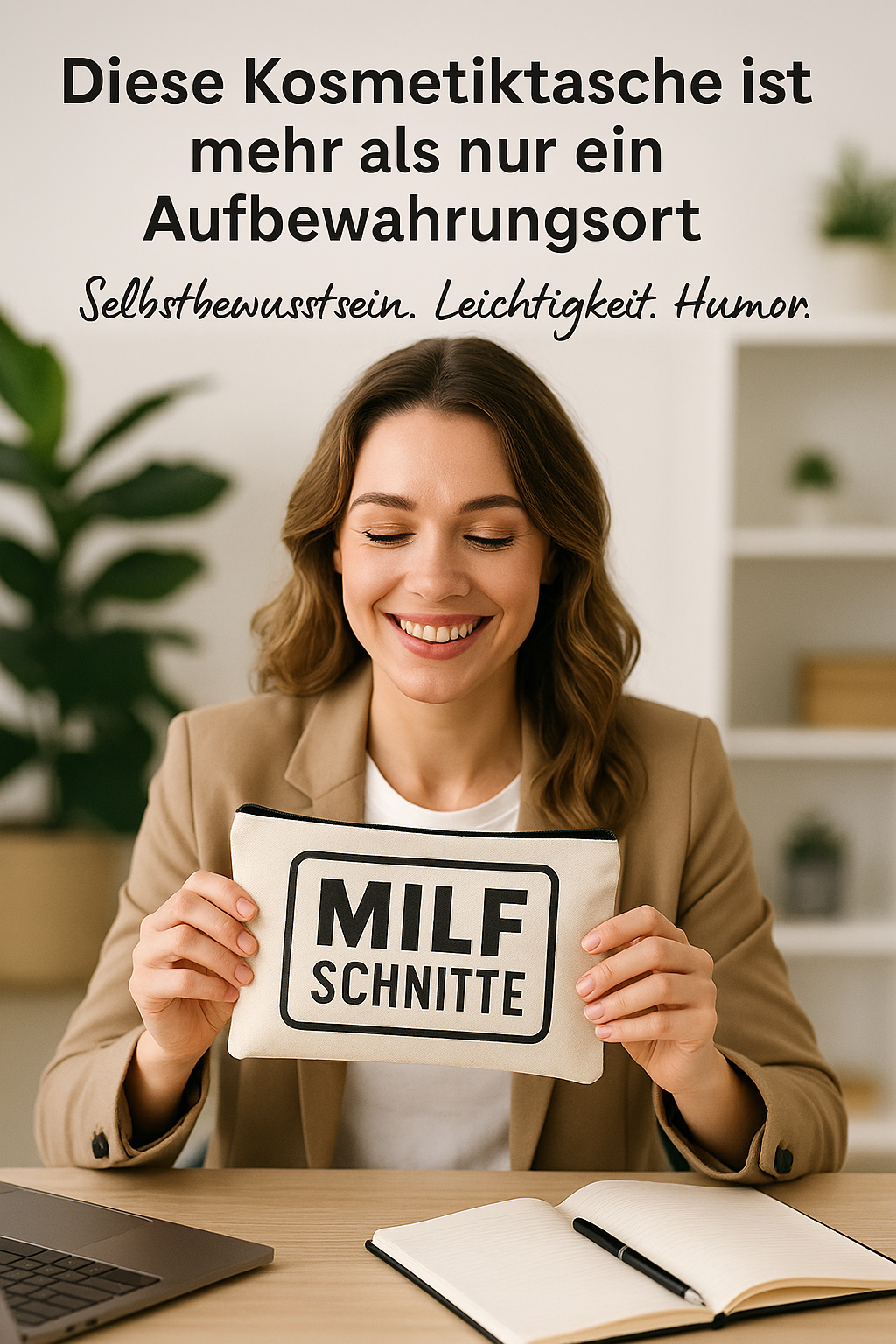 Milfschnitte Tasche Kosmetiktasche Geschenk Geschenkidee