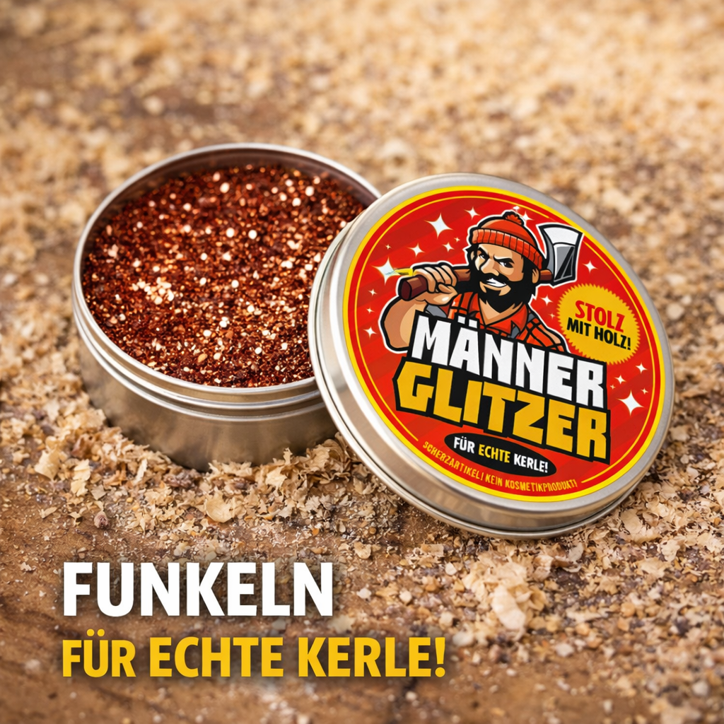 Spaßartikel Männergeschenk maennerglitzer Tischler Schreiner