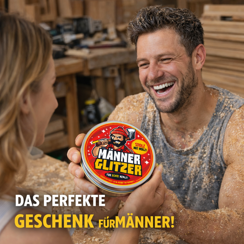 Spaßartikel Männergeschenk maennerglitzer Tischler Schreiner