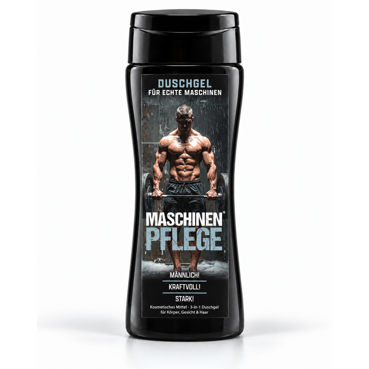 Maschinenpflege Duschgel – lustiges Duschgel für Männer, witziges Geschenk für Bodybuilder, Fitness Fans