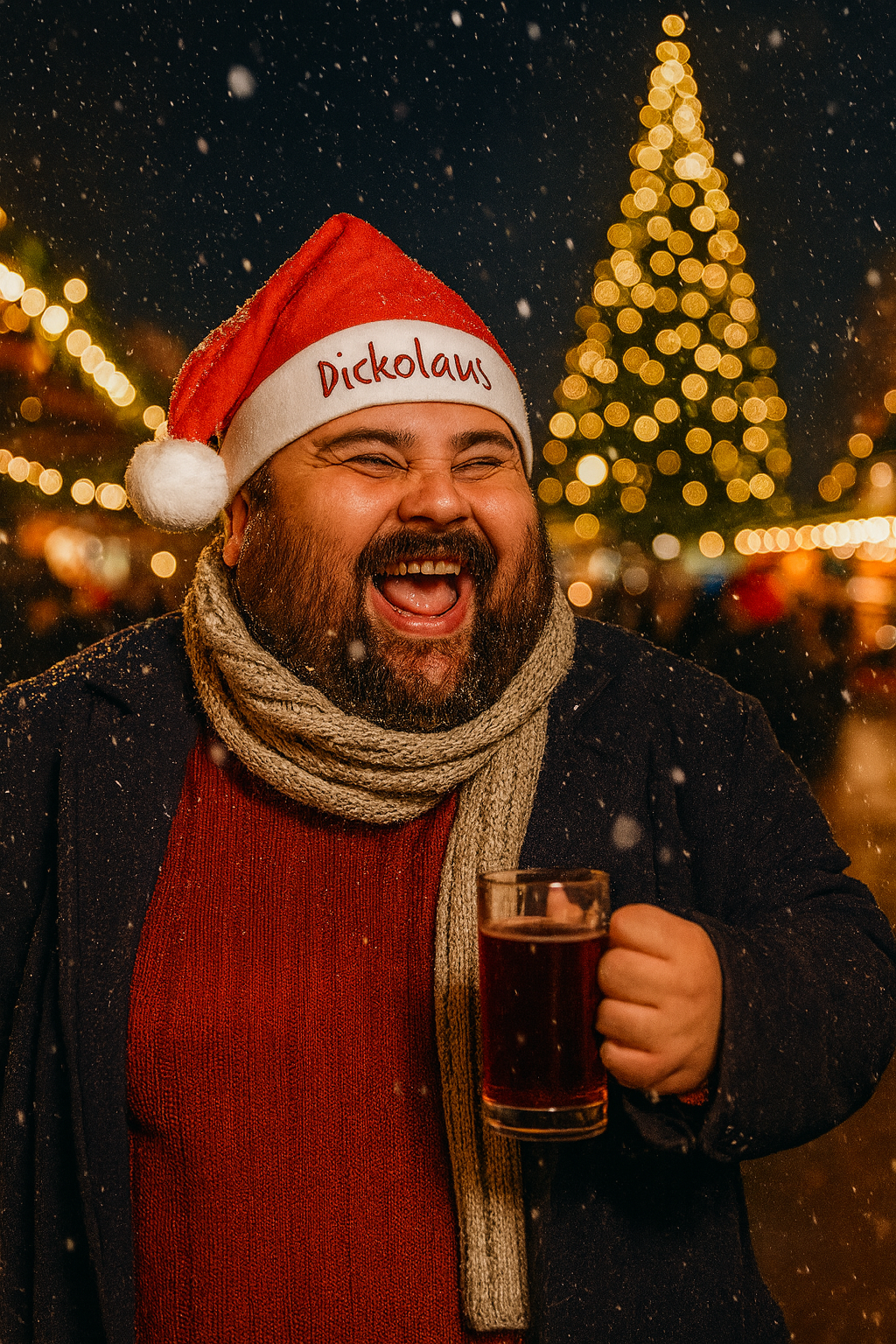 Nikolausmuetze Weihnachten WInter lustige Muetzen 