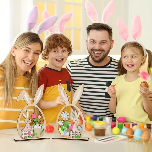 Osterdeko  Ostern Hase Holzschild