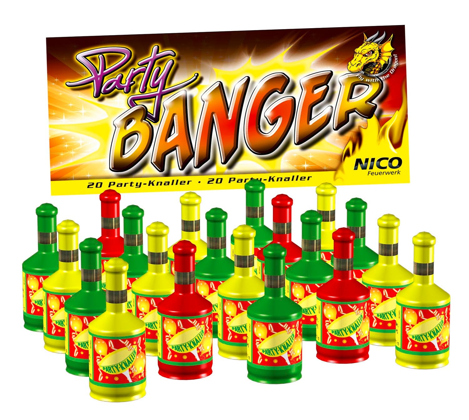 Tischfeuerwerk Party Banger Nico