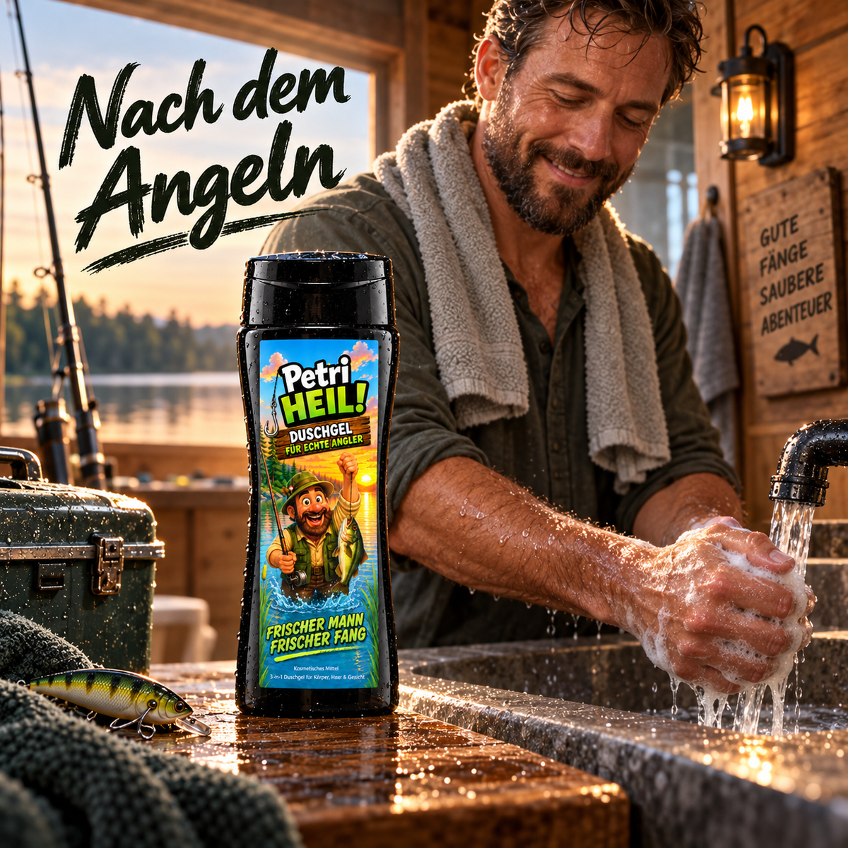 Petri Heil – Das Duschgel für den Angler & Fischer