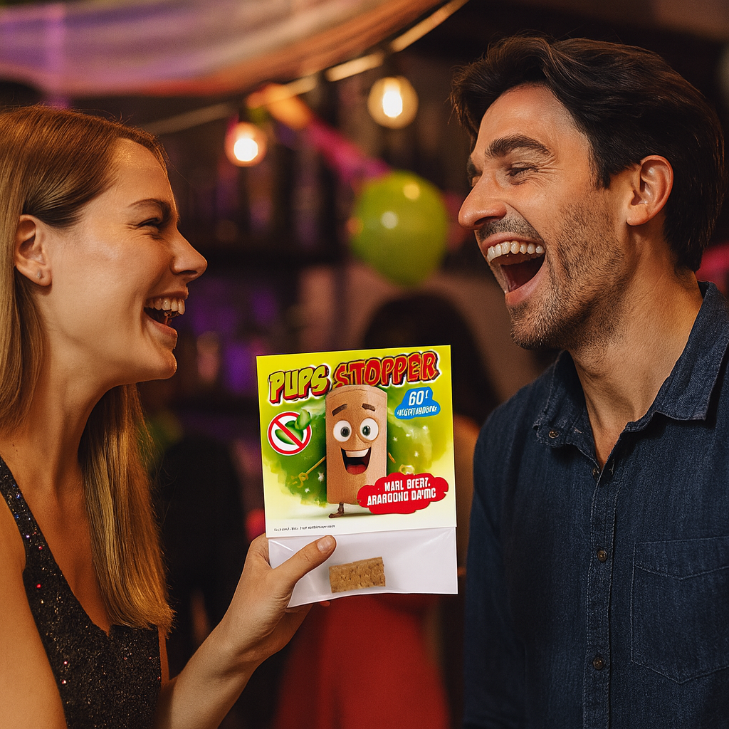 Partygeschenk lustig Pups Stopper Spaßartikel