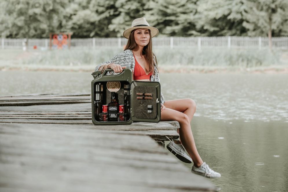 Männerhandtasche mal anders -Real Man- Die Minibar für echte Kerle