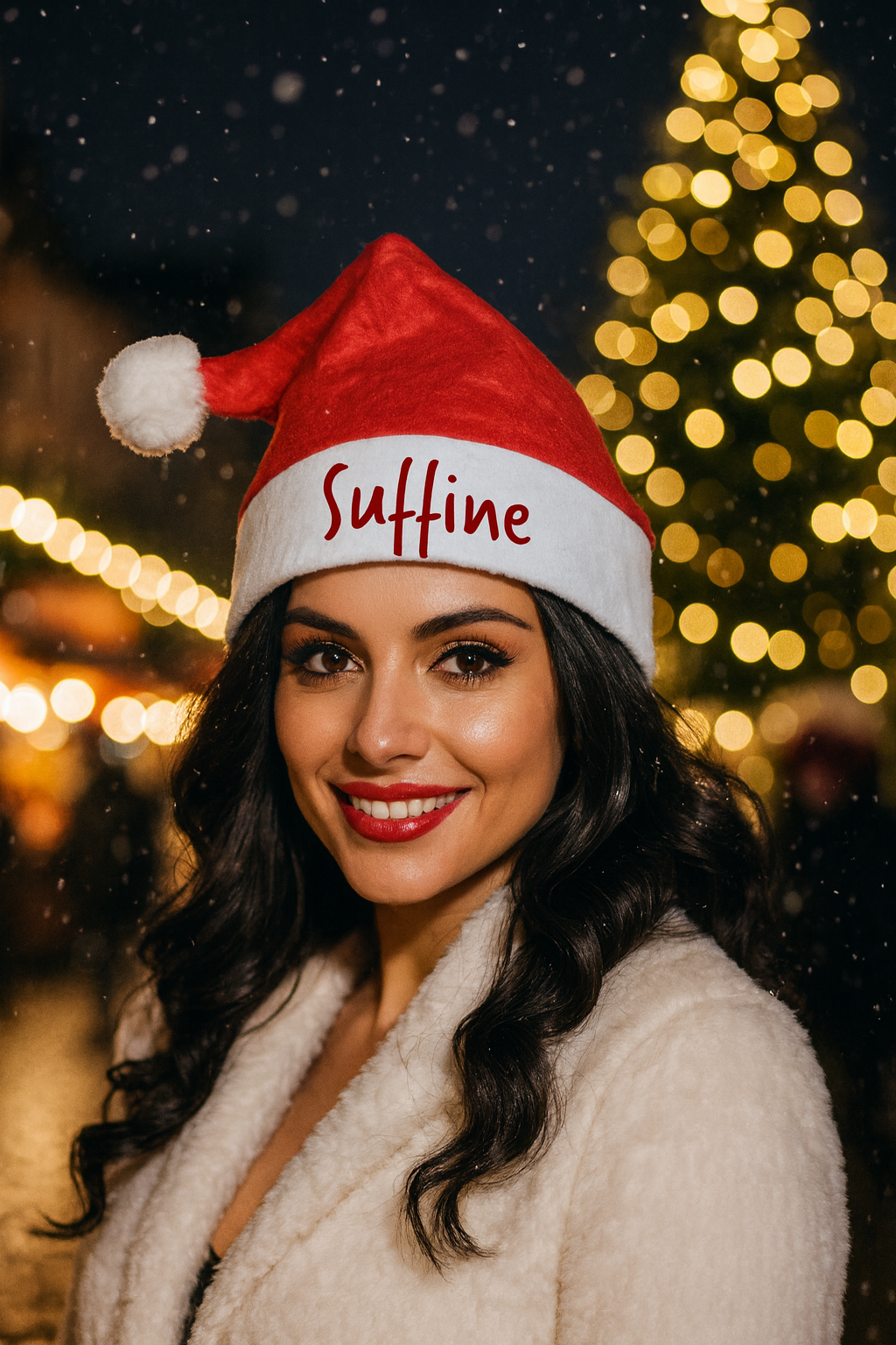 Weihnachtsmützen Nikolausmützen mit Aufschrift