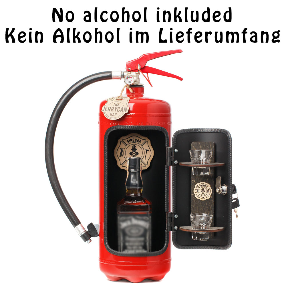 FIREBAR aus originalem 6L Feuerlöscher – Exklusive Minibar für Männer & Frauen