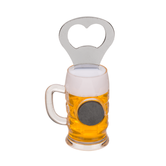 Flaschenöffner Bierglas Magnet Maßkrug Bierkrug