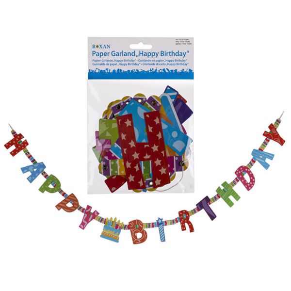 Geburtstags dekoration geburtstag happybirthday happy birthday girlande papiergirlande dekoration party