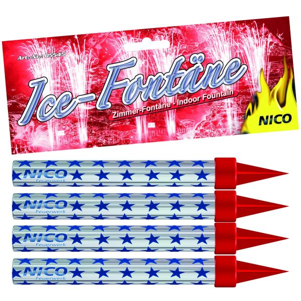 Ice-Fontäne Zimmerfeuerwerk Handfontäne Tortenfontäne