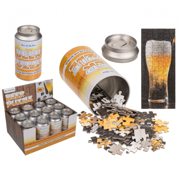 Bier Puzzle in Geschenkverpackung