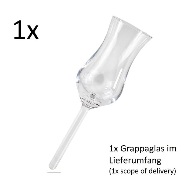 Grappaglas ohne Fuss 80ml Schnapsglas Leonardo Daily