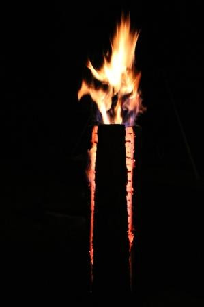 Schwedenfeuer Baumfackel Gartenfackel Finnenfackel XXL
