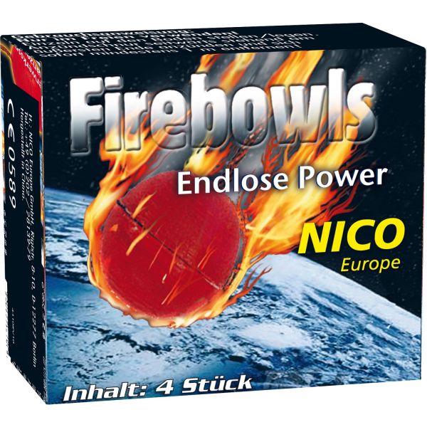 Firebowls Bodenfeuerwerk 4 Stück