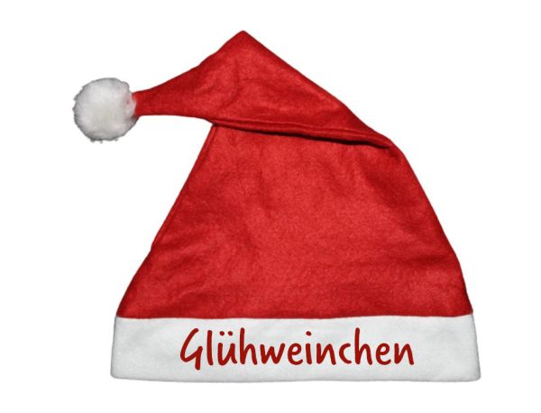 Weihnachtsmütze mit Spruch | Nikolausmütze | Weihnachtsmarkt