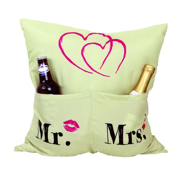 Mr. & Mrs. Kissen – Sofahelden – Brautpaar – Geschenk – Mann & Frau