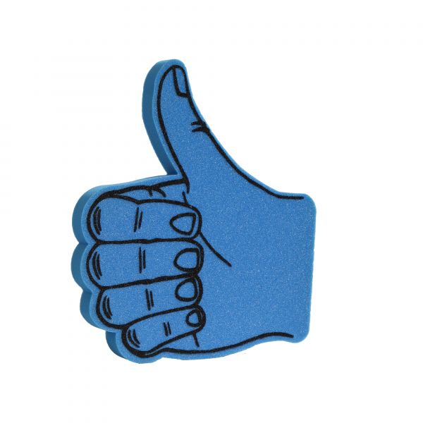 Schaumstofffinger Daumen hoch Winkehand
